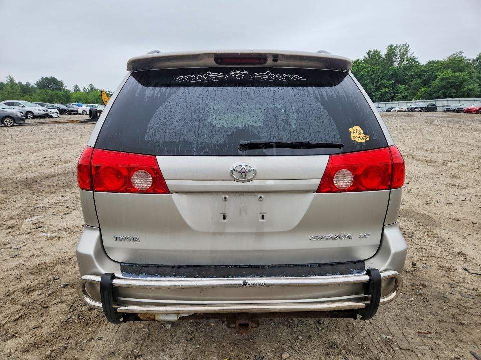 2009 Toyota Sienna VIN 5TDZK23C09S262615 COPART salvage auction — SIDE, MA - CERT OF TITLE-RECONSTRCTD COLL, sold $1,500 on 2026-07-09 (photo 6)
