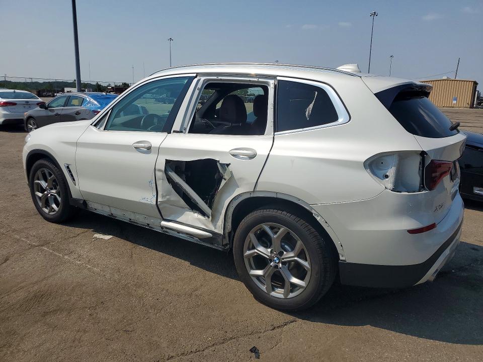 2020 BMW X3 VIN 5UXTY5C0XL9B70687 COPART salvage auction — SIDE, OH - CERT OF TITLE-SALVAGE, sold $5,400 on 2026-07-24 (photo 2)
