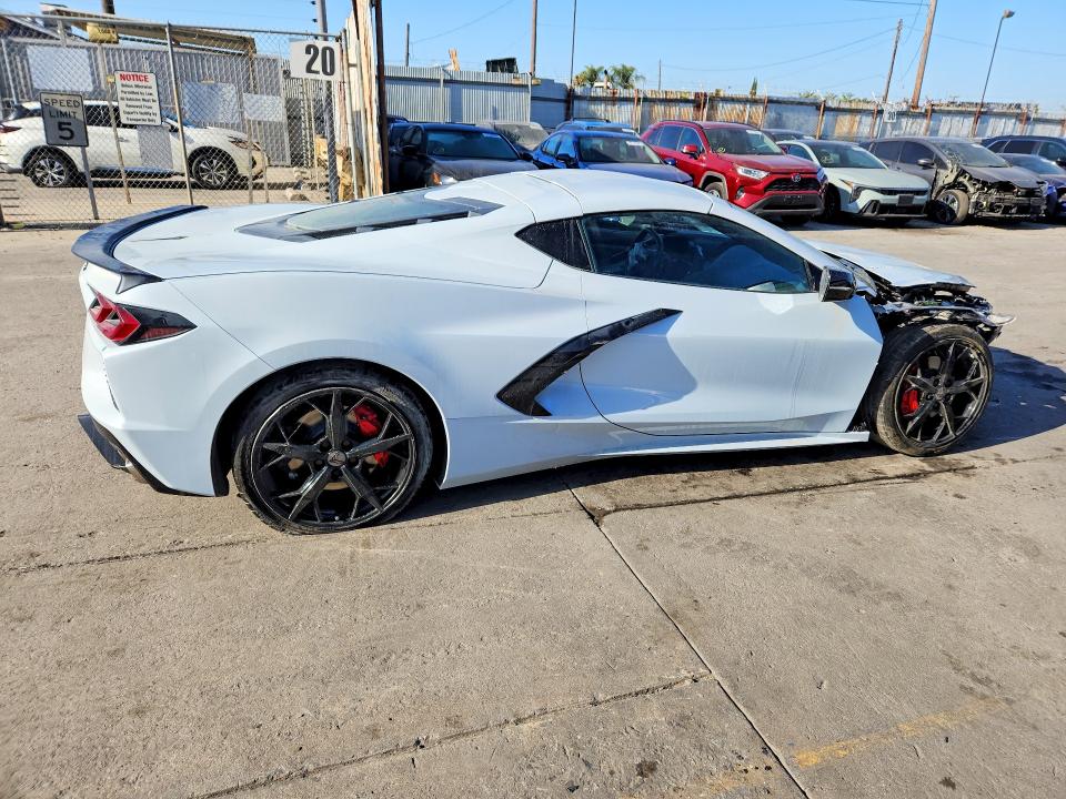 2022 Chevrolet Corvette stingray VIN 1G1YA2D45N5120615 COPART salvage auction — FRONT END, CA - SALVAGE CERTIFICATE, sold $22,800 on 2026-07-14 (photo 3)