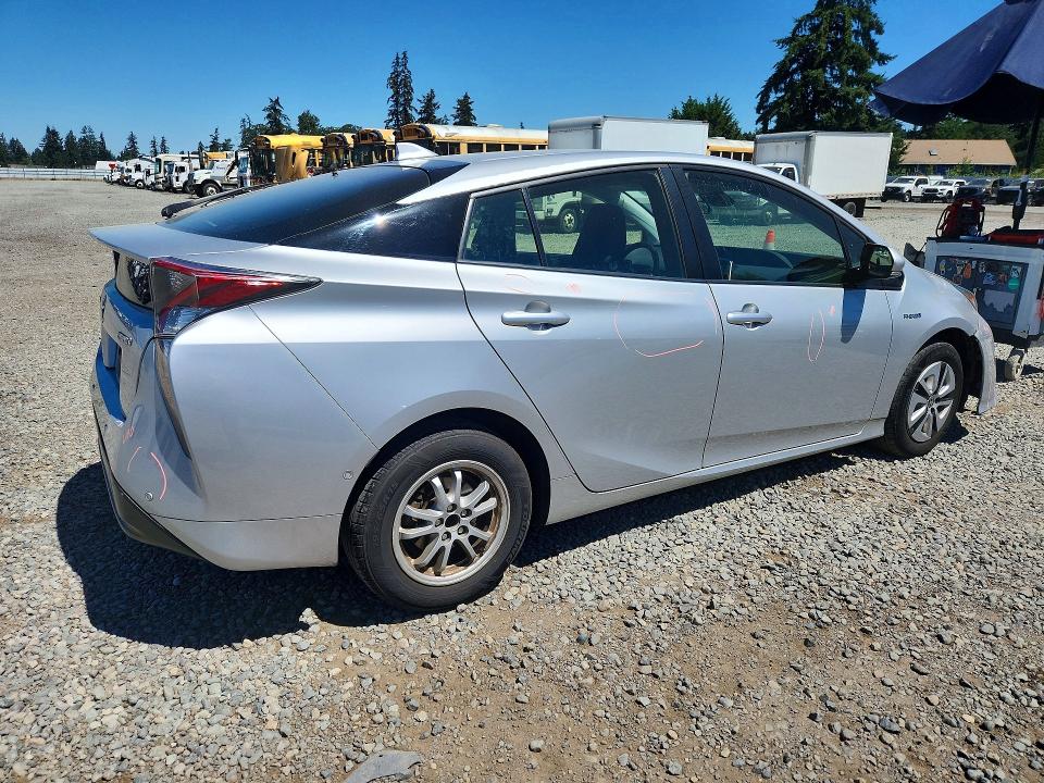 2018 Toyota Prius VIN JTDKBRFUXJ3599619 COPART salvage auction — FRONT END, WA - BILL OF SALE, sold $3,400 on 2026-07-17 (photo 3)