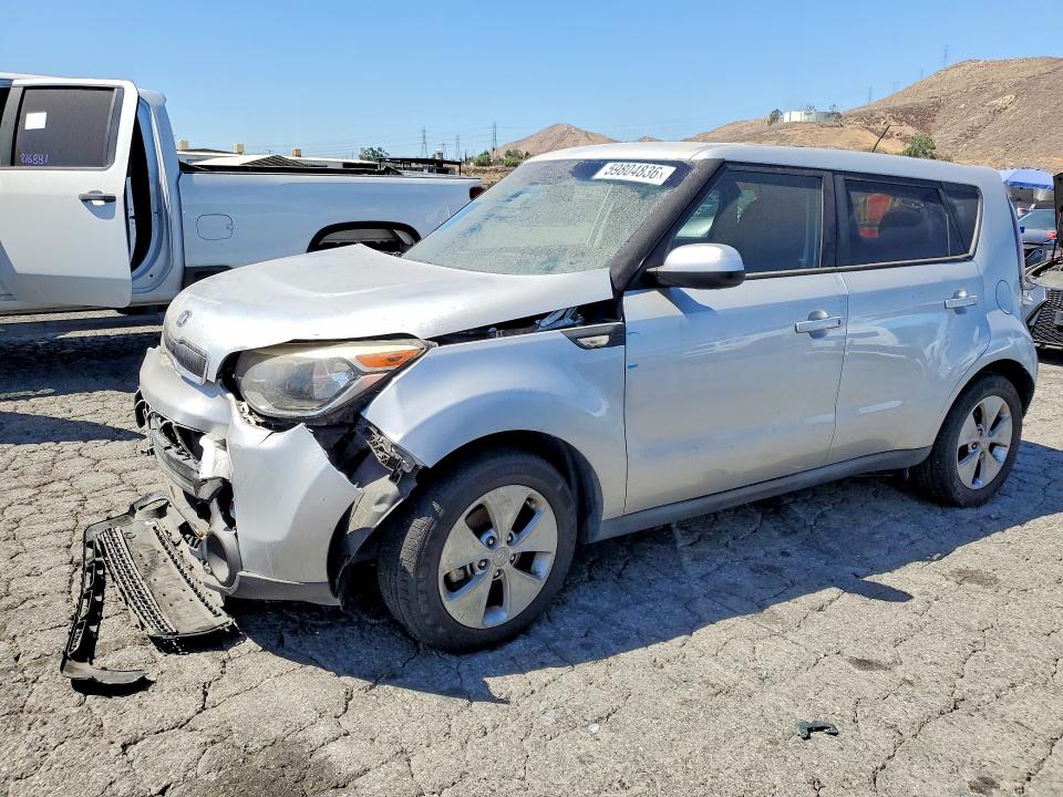 2014 Kia Soul VIN KNDJN2A29E7717965 COPART salvage auction — FRONT END, Ca - Salvage Certificate, sold $875 on 2026-07-16 (photo 1)
