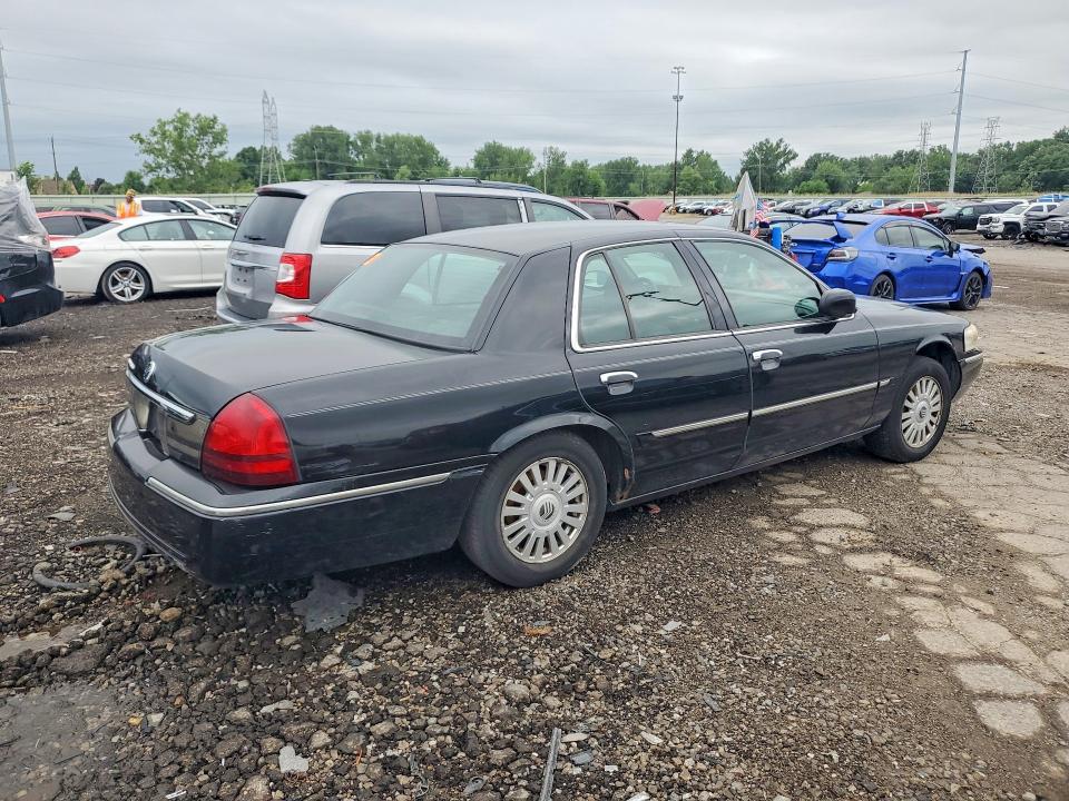2008 Mercury Grand marquis VIN 2MEFM75V38X619263 COPART salvage auction — REAR END, MI - CERTIFICATE OF TITLE, sold $1,050 on 2026-07-10 (photo 3)