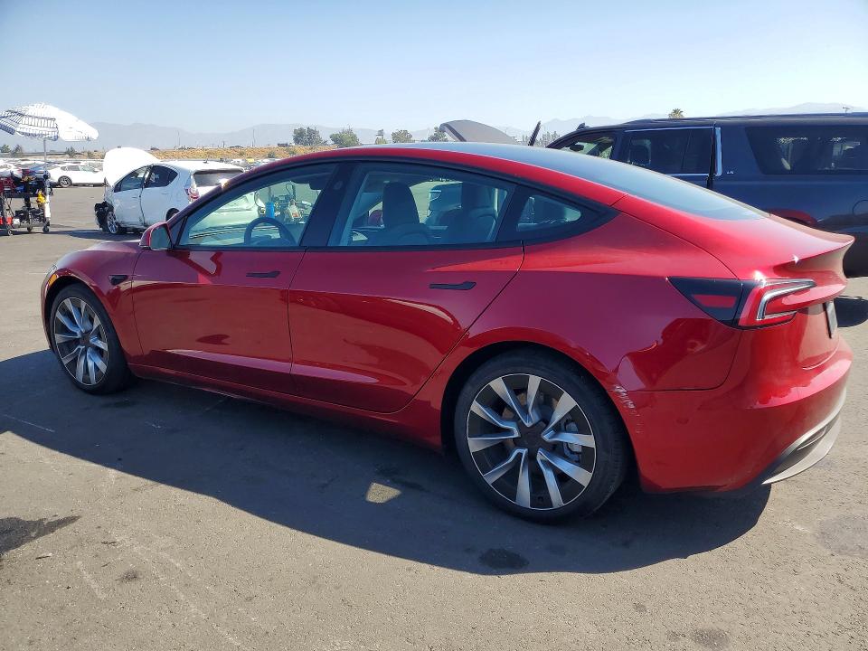 2024 Tesla Model 3 VIN 5YJ3E1EA5RF725095 COPART salvage auction — SIDE, Ca - Salvage Certificate, sold $5,200 on 2026-07-27 (photo 2)