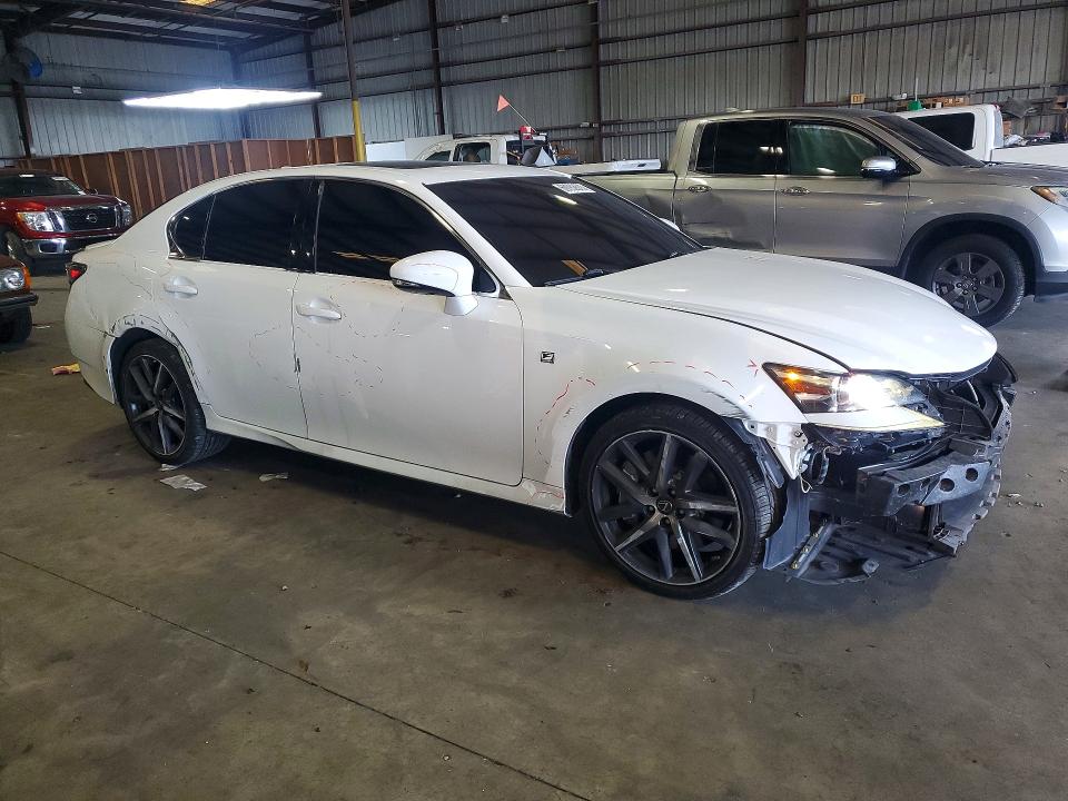 2017 Lexus Gs VIN JTHBZ1BL7HA010508 COPART salvage auction — FRONT END, Fl - Cert Of Title Slvg Rebuildable, sold $4,900 on 2026-07-20 (photo 4)
