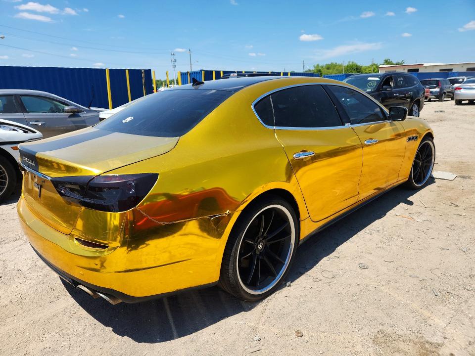2014 Maserati Quattroporte VIN ZAM56RRA4E1106467 COPART salvage auction — NORMAL WEAR, Salvage Title, sold $1,300 on 2026-08-07 (photo 3)