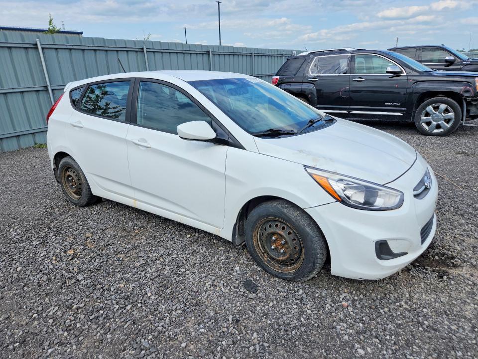 2017 Hyundai Accent VIN KMHCT5AE6HU335758 COPART salvage auction — MECHANICAL, On - Permit No Brand - Unfit, sold $225 on 2026-07-28 (photo 4)