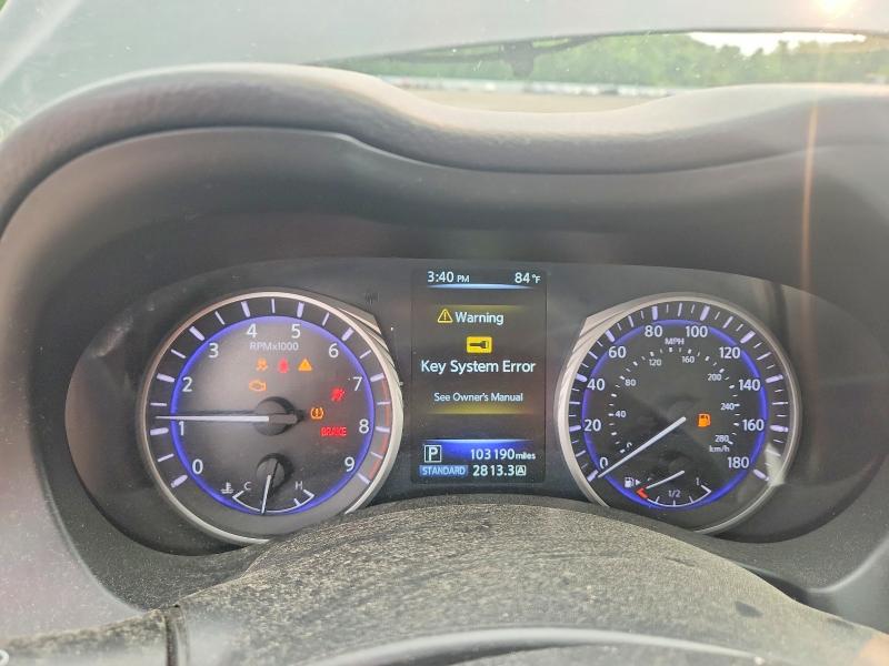 2016 Infiniti Q50 VIN JN1FV7AR1GM451834 COPART salvage auction — SIDE, MA - CERT OF TITLE-RECONSTRCTD COLL, sold $525 on 2026-07-22 (photo 9)
