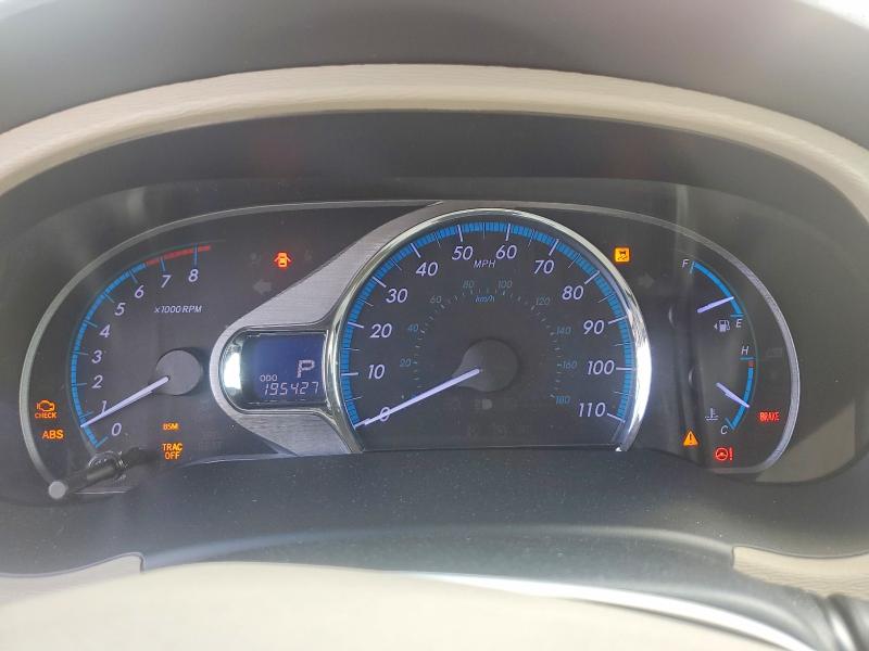 2013 Toyota Sienna VIN 5TDYK3DC4DS280222 COPART salvage auction — REAR END, VA - CERT OF TITLE - SALVAGE, sold $250 on 2026-07-29 (photo 9)