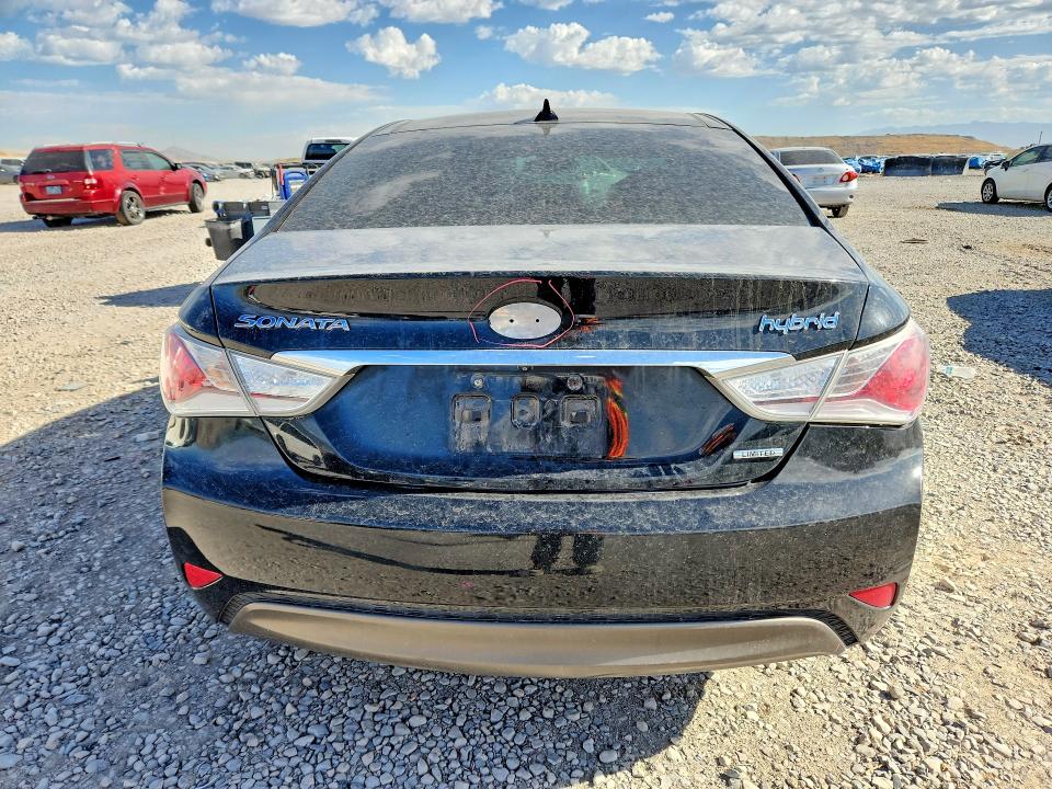 2014 Hyundai Sonata VIN KMHEC4A48EA106831 COPART salvage auction — FRONT END, Ut - Salvage Certificate, sold $675 on 2026-07-17 (photo 6)