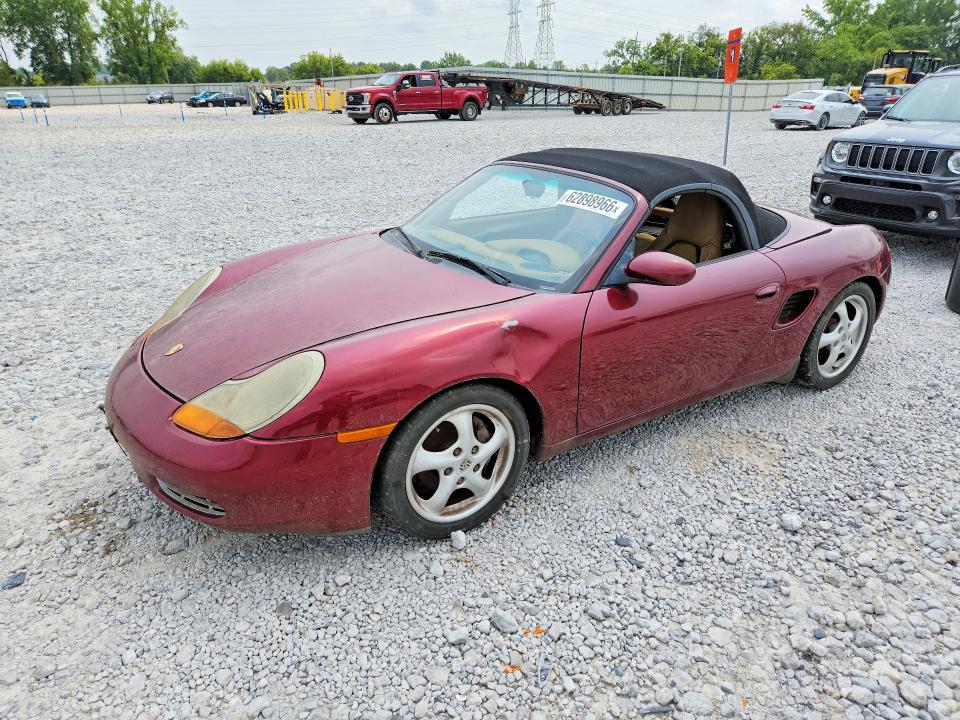 1998 Porsche Boxster VIN WP0CA2981WU624339 COPART salvage auction — WATER/FLOOD, Oh - Cert Of Title-Flood History, sold $125 on 2026-08-04 (photo 1)