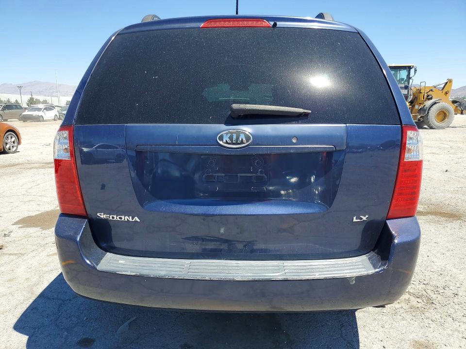 2009 Kia SEDONA VIN KNDMB233X96278573 COPART salvage auction — FRONT END, Nv - Salvage Title, sold $375 on 2026-07-30 (photo 6)