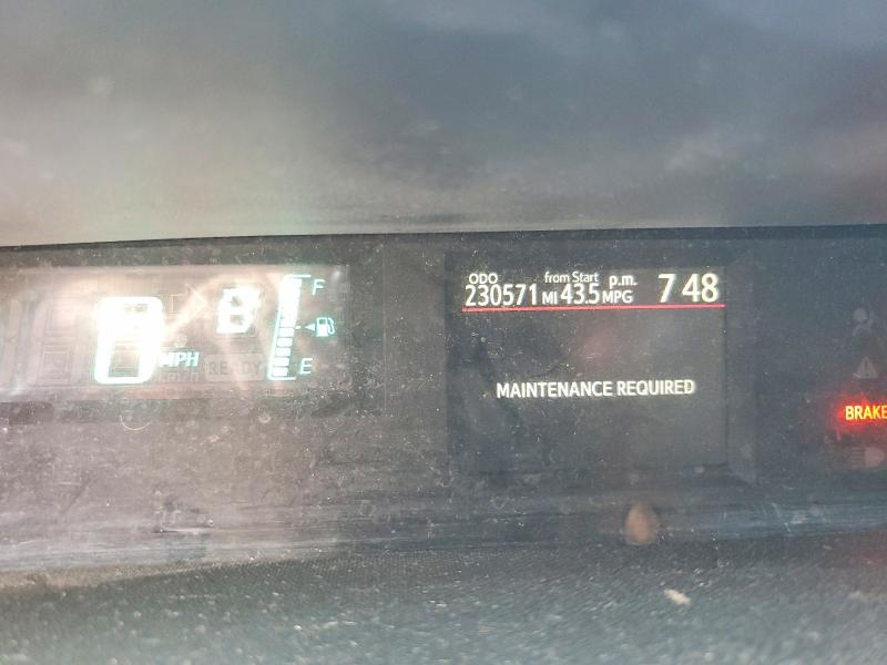 2013 Toyota Prius c VIN JTDKDTB3XD1545029 COPART salvage auction — FRONT END, FL - CERT OF TITLE SLVG REBUILDABLE, sold $375 on 2026-07-28 (photo 9)