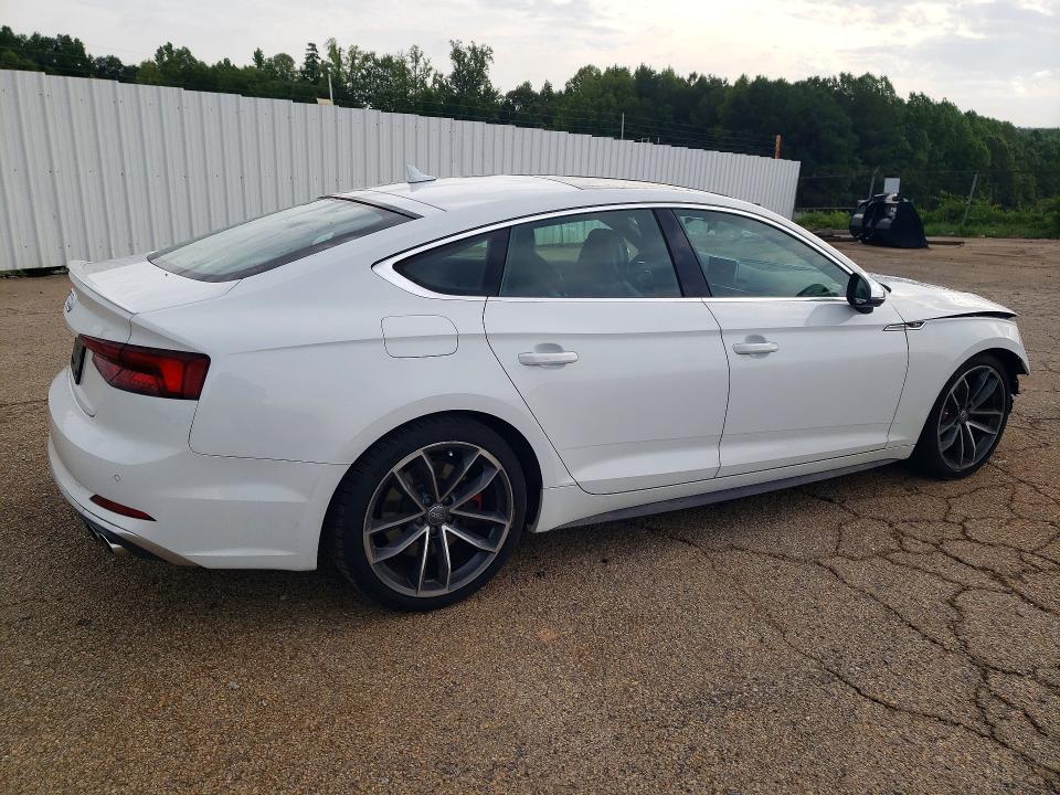 2018 Audi S5 VIN WAUC4CF53JA085043 COPART salvage auction — FRONT END, Salvage Title, sold $7,200 on 2026-08-21 (photo 3)