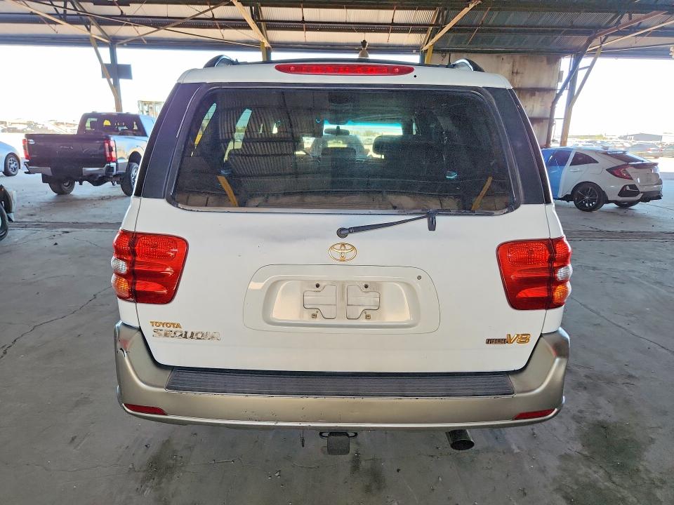 2002 Toyota Sequoia VIN 5TDZT34A02S073128 COPART salvage auction — FRONT END, Az - Cert Of Title - Salvage, sold $500 on 2026-07-22 (photo 6)