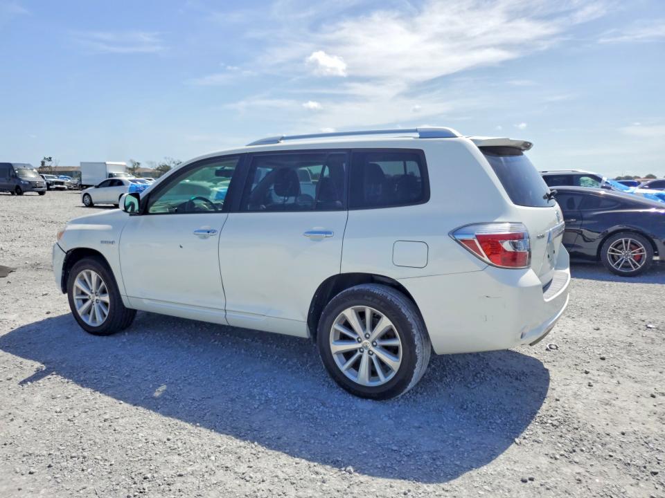 2008 Toyota Highlander hybrid VIN JTEEW44AX82020167 COPART salvage auction — MINOR DENT/SCRATCHES, Fl - Certificate Of Title, sold $1,800 on 2026-07-30 (photo 2)