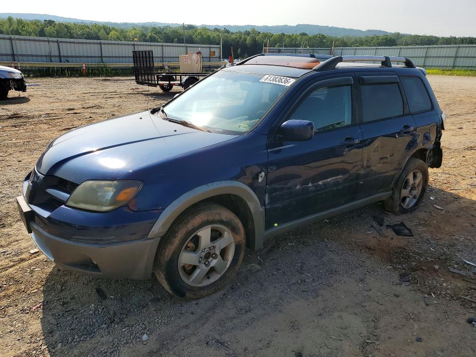 2003 Mitsubishi Outlander VIN JA4LZ41G53U056853 COPART salvage auction — REAR END, VA - CERT OF TITLE - SALVAGE, sold $300 on 2026-07-31 (photo 1)