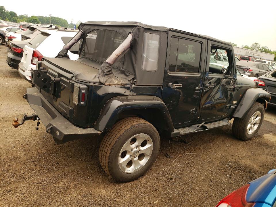 2013 Jeep Wrangler / VIN 1C4BJWEG2DL671317 COPART salvage auction — ROLLOVER, Ct - Cert Of Title-Salvage, sold $475 on 2026-07-24 (photo 3)