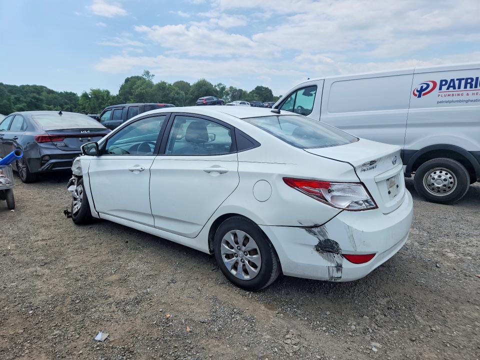 2015 Hyundai Accent VIN KMHCT4AE8FU797536 COPART salvage auction — FRONT END, MA - CERT OF TITLE-RECONSTRCTD COLL, sold $425 on 2026-07-22 (photo 2)