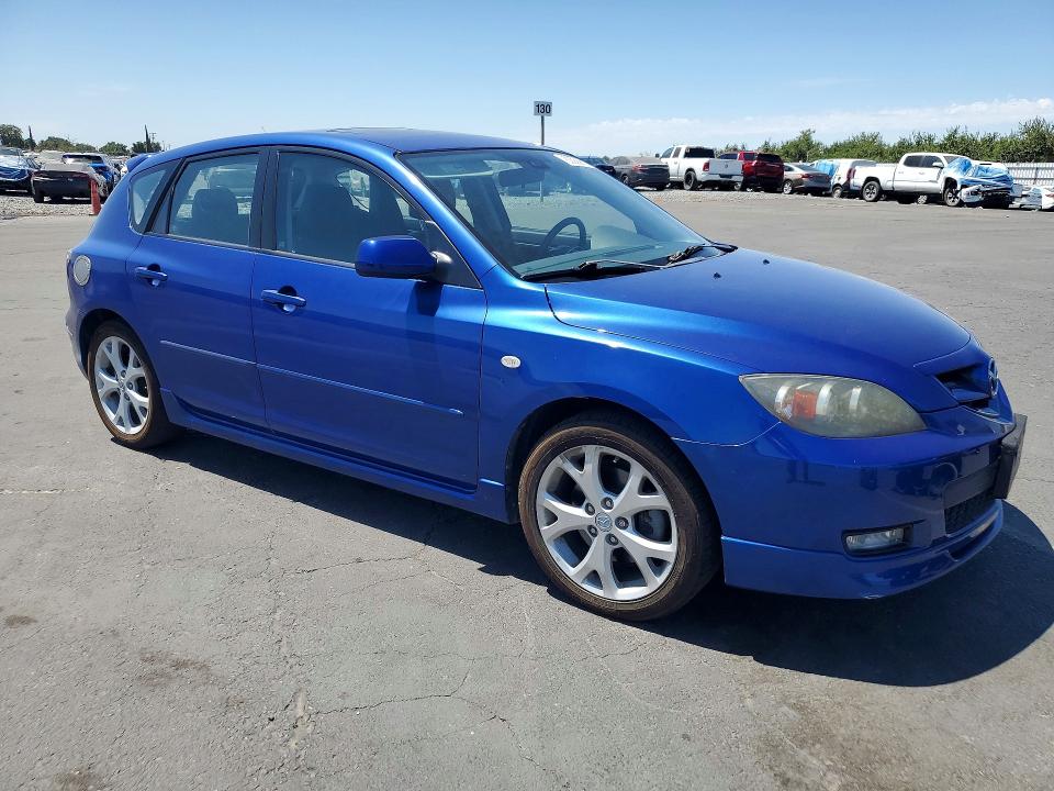 2007 Mazda 3 VIN JM1BK343371739831 COPART salvage auction — REAR END, Ca - Salvage Certificate, sold $950 on 2026-07-27 (photo 4)