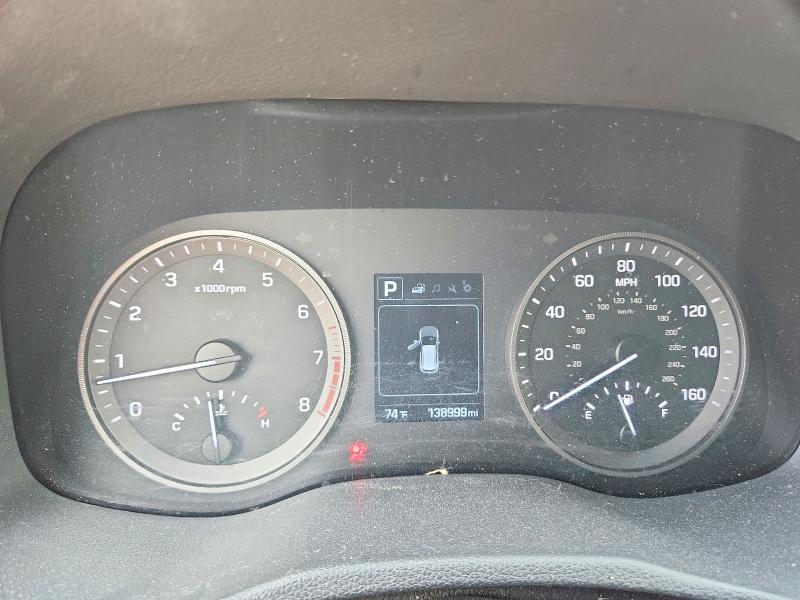 2017 Hyundai Tucson VIN KM8J3CA46HU448774 COPART salvage auction — FRONT END, Nm - Cert Of Title-Salvage, sold $600 on 2026-07-23 (photo 9)