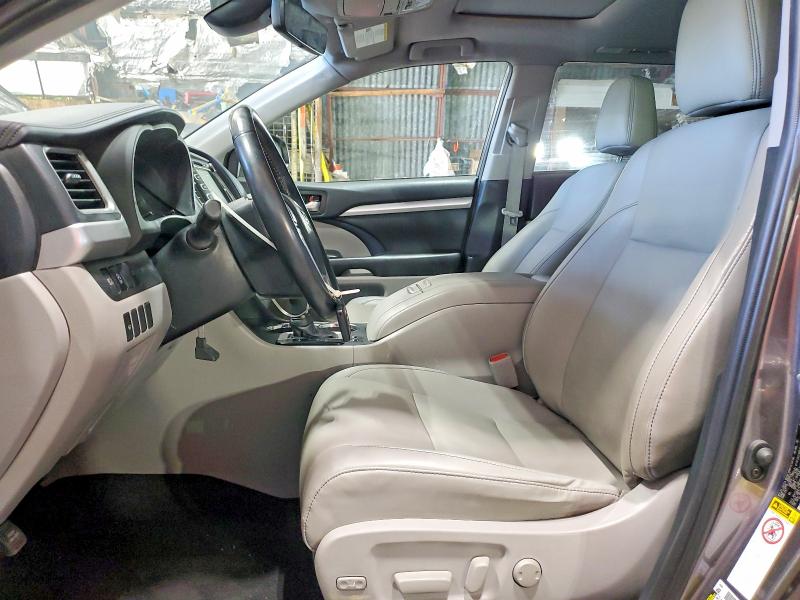 2019 Toyota Highlander VIN 5TDJZRFH0KS578756 COPART salvage auction — FRONT END, Ny - Mv-907A Salvage Certificate (P), sold $16,700 on 2026-07-22 (photo 7)