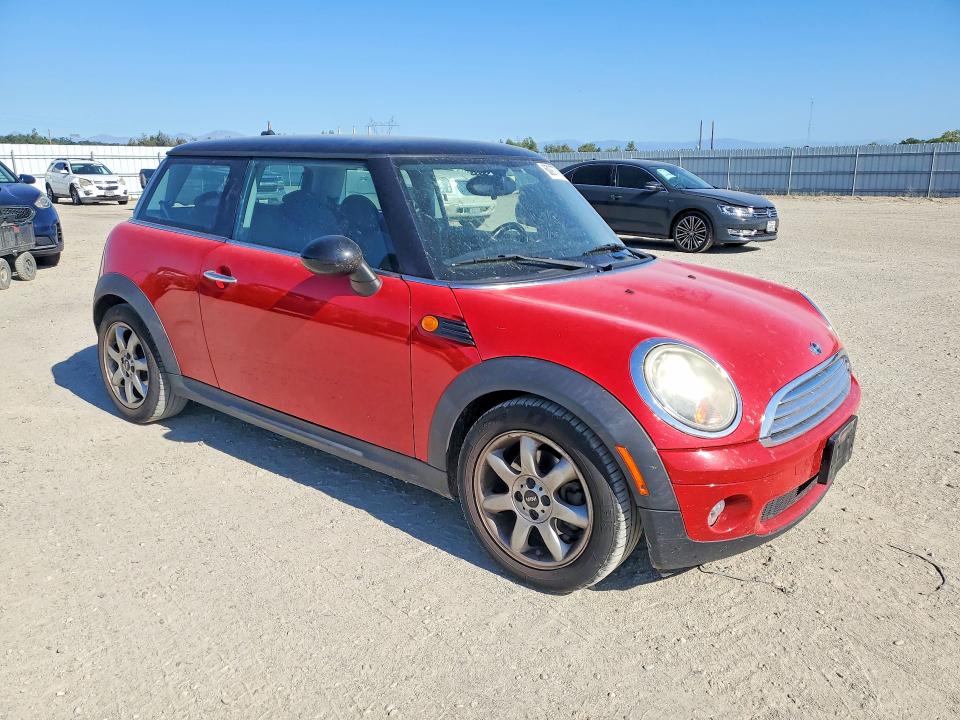 2010 Mini Cooper VIN WMWMF3C57ATZ23274 COPART salvage auction — MECHANICAL, Ca - Dis/Dlr/Exp Only Clean Title, sold $60 on 2026-07-24 (photo 4)