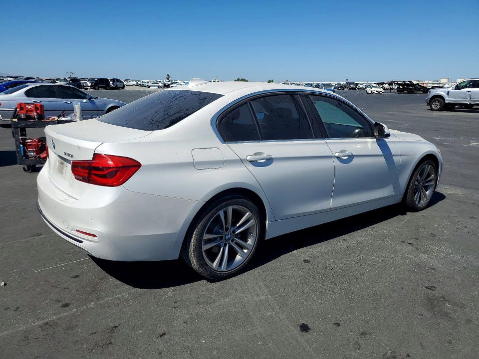 2017 BMW 3 series VIN WBA8B9G55HNU49818 COPART salvage auction — REAR END, CA - SALVAGE CERTIFICATE, sold $5,600 on 2026-07-20 (photo 3)