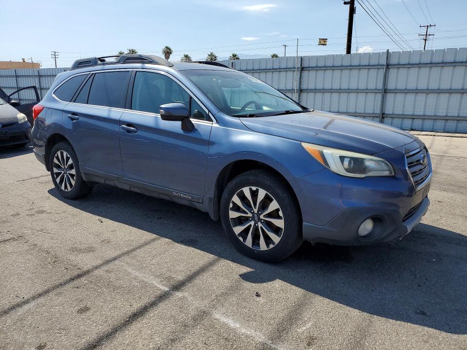 2015 Subaru Outback VIN 4S4BSAJC3F3263376 COPART salvage auction — MINOR DENT/SCRATCHES, Ca - Dis/Dlr/Exp Only Clean Title, sold $275 on 2026-07-23 (photo 4)