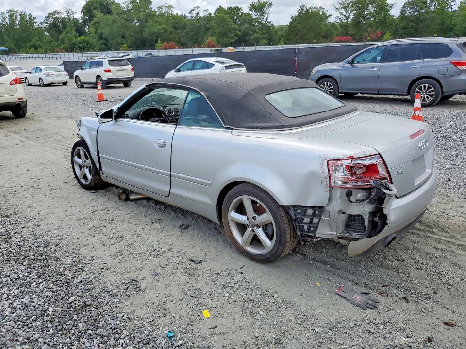 2007 Audi A4 VIN WAUDH48H57K026200 COPART salvage auction — FRONT END, SC - CERTIFICATE OF TITLE, sold $350 on 2026-07-27 (photo 2)