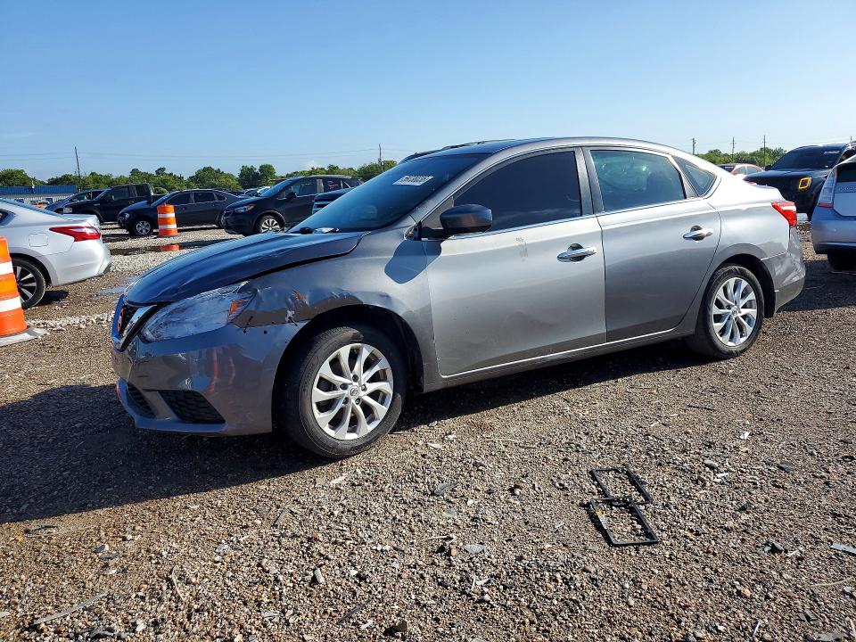 2017 Nissan Sentra VIN 3N1AB7AP8HY357708 COPART salvage auction — FRONT END, TX - CERTIFICATE OF TITLE, sold $375 on 2026-08-03 (photo 1)