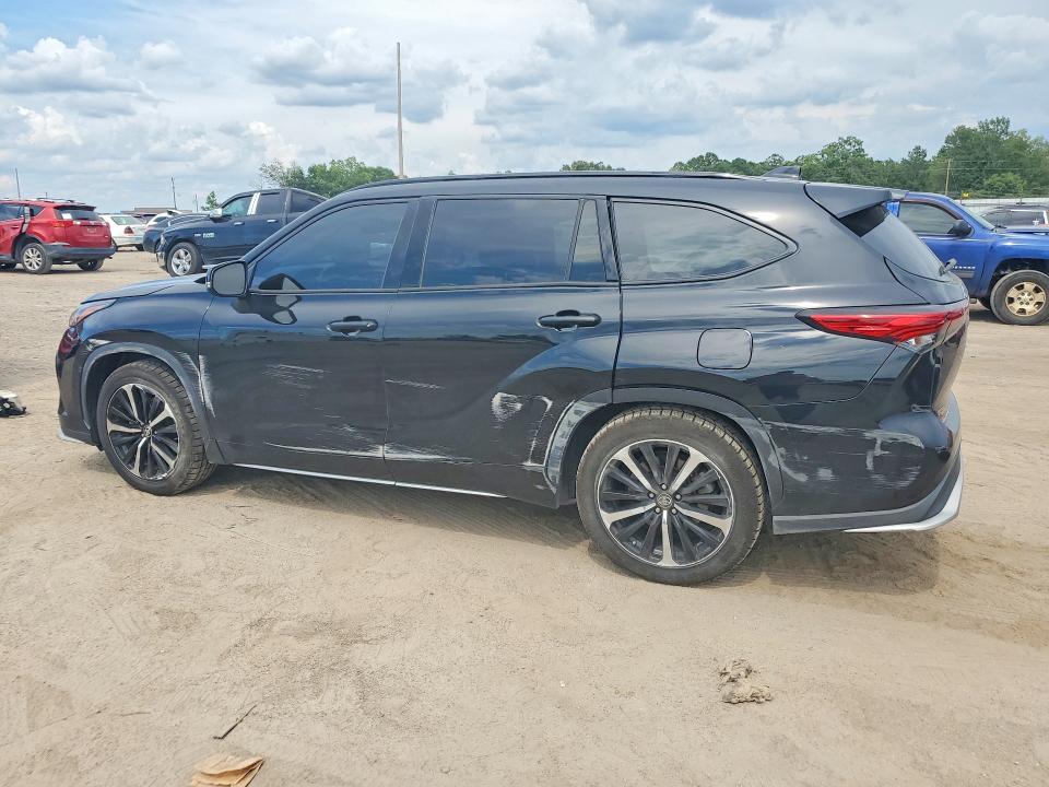 2022 Toyota Highlander VIN 5TDJZRBH2NS204644 COPART salvage auction — SIDE, Al - Cert Of Title-Salvage Title, sold $8,800 on 2026-07-30 (photo 2)
