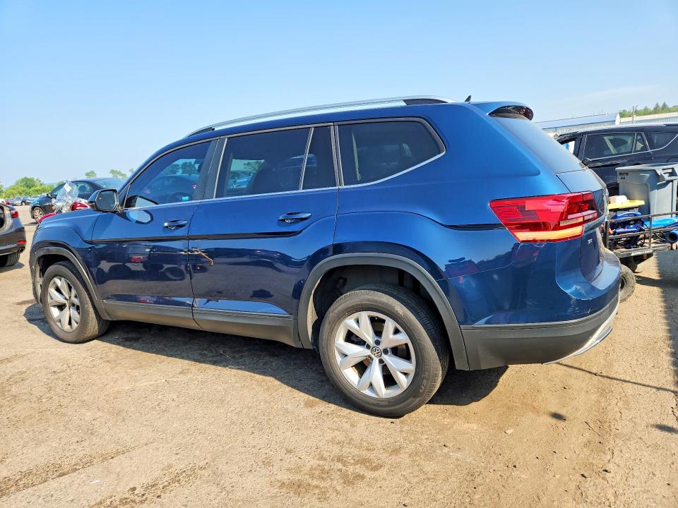 2018 Volkswagen Atlas VIN 1V2KR2CA0JC571422 COPART salvage auction — FRONT END, Pa - Certificate Of Salvage, sold $5,300 on 2026-07-31 (photo 2)
