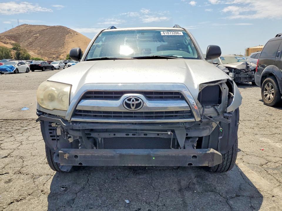 2006 Toyota 4runner VIN JTEZU14R260067374 COPART salvage auction — FRONT END, Ca - Salvage Certificate, sold $2,500 on 2026-07-30 (photo 5)
