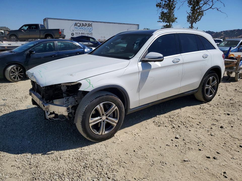 2017 Mercedes-benz Glc VIN WDC0G4JB2HF193161 COPART salvage auction — FRONT END, Ca - Salvage Certificate, sold $5,300 on 2026-07-16 (photo 1)