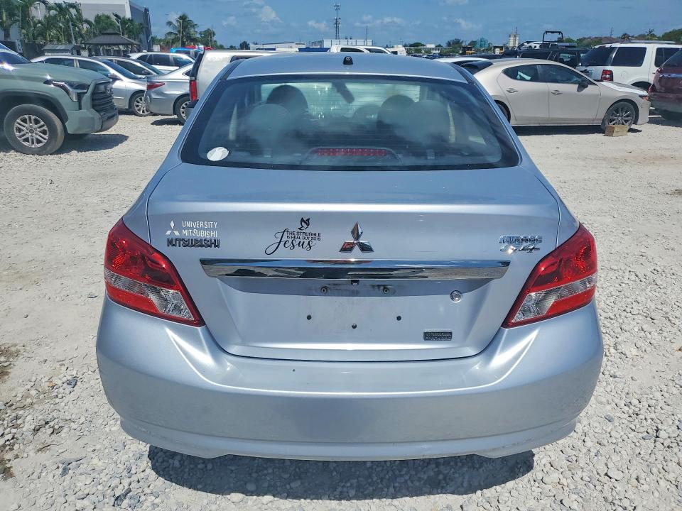 2019 Mitsubishi Mirage VIN ML32F3FJ7KHF11384 COPART salvage auction — FRONT END, Fl - Cert Of Title Slvg Rebuildable, sold $925 on 2026-07-31 (photo 6)