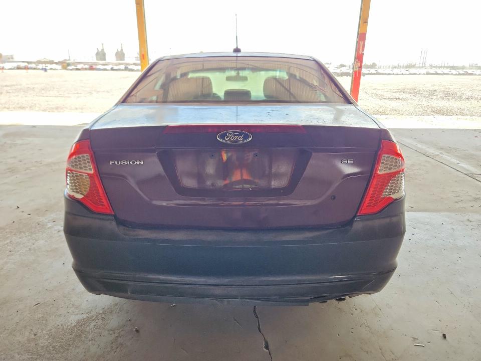 2012 Ford Fusion VIN 3FAHP0HA0CR449510 COPART salvage auction — MINOR DENT/SCRATCHES, Az - Cert Of Title-Restored Salvage (P), sold $475 on 2026-07-29 (photo 6)