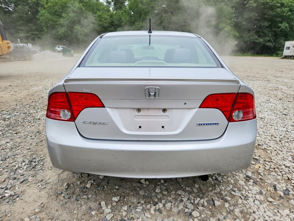 2007 Honda Civic hybrid VIN JHMFA36217S026993 COPART salvage auction — NORMAL WEAR, MA - CERTIFICATE OF TITLE, sold $400 on 2026-07-09 (photo 6)