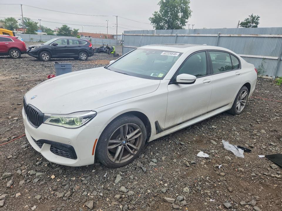 2019 BMW 7er VIN WBA7F2C55KB240004 COPART salvage auction — MECHANICAL, Ny - Mv-907A Salvage Certificate, sold $7,100 on 2026-08-06 (photo 1)