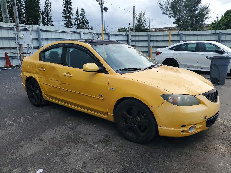 2004 Mazda 3 VIN JM1BK323141197028 COPART salvage auction — SIDE, Fl - Cert Of Title Slvg Rebuildable, sold $15 on 2026-07-29 (photo 4)