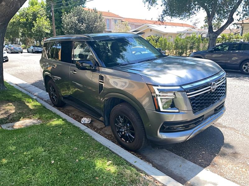 2026 Nissan Armada VIN JN8AY3AD4T9320166 COPART salvage auction — SIDE, CA - CERT OF TITLE OR SALVAGE ACQ (P), sold $525 on 2026-07-21 (photo 1)