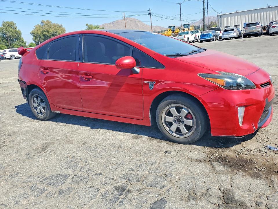 2012 Toyota Prius VIN JTDKN3DU4C5477336 COPART salvage auction — REAR END, Ca - Salvage Certificate, sold $775 on 2026-07-27 (photo 4)