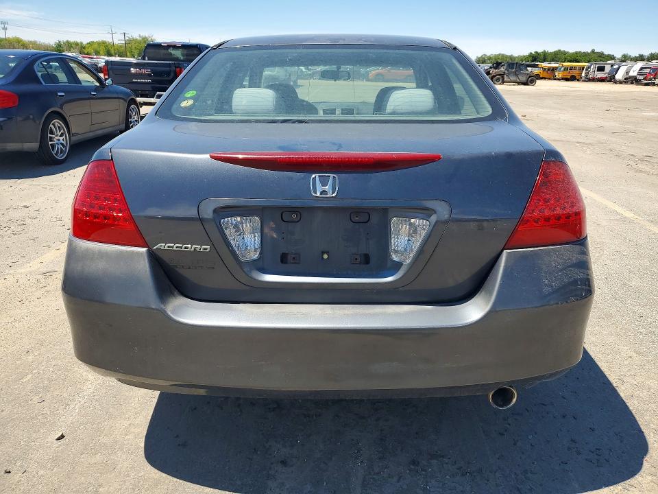 2007 Honda Accord VIN 1HGCM56307A216422 COPART salvage auction — FRONT END, Id - Certificate Of Title, sold $500 on 2026-07-09 (photo 6)