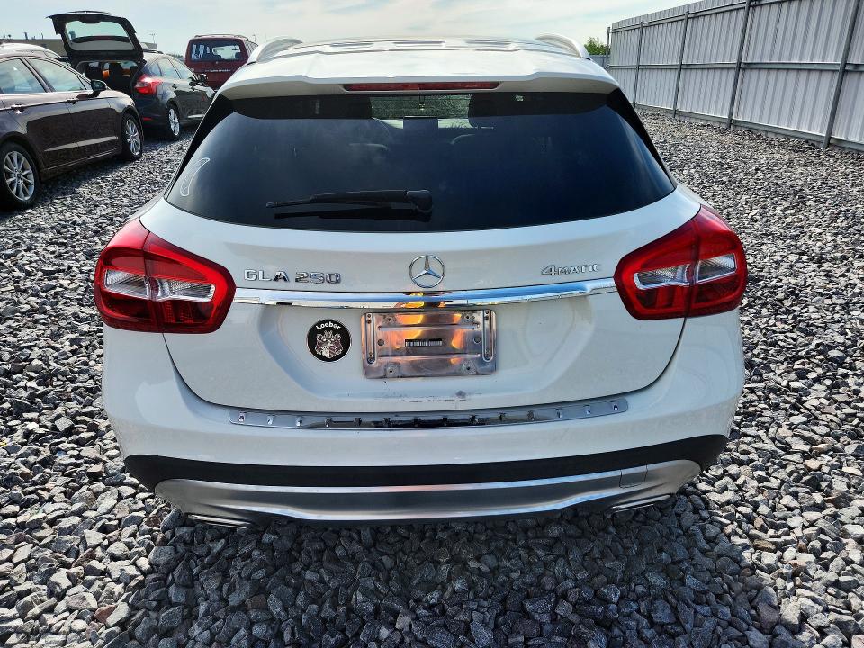 2017 Mercedes-benz Gla-klasse VIN WDCTG4GB5HJ358296 COPART salvage auction — FRONT END, Wi - Junked Vehicle Bill Of Sale, sold $2,200 on 2026-07-20 (photo 6)
