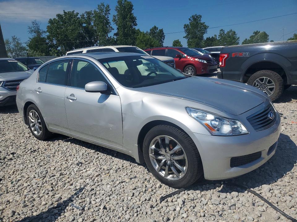 2007 Infiniti G VIN JNKBV61F27M814099 COPART salvage auction — FRONT END, Mi - Certificate Of Title, sold $3,050 on 2026-07-23 (photo 4)