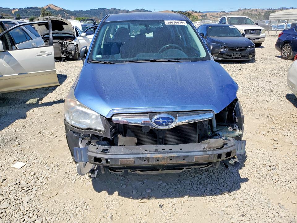 2015 Subaru Forester VIN JF2SJAAC1FH546130 COPART salvage auction — FRONT END, Ca - Salvage Certificate, sold $2,000 on 2026-07-14 (photo 5)