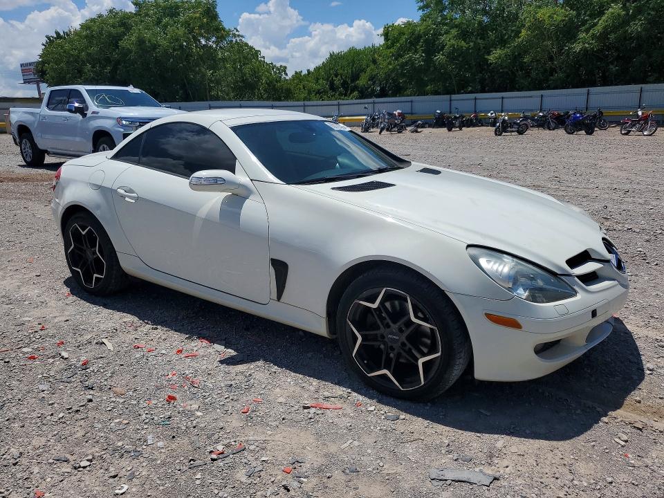 2007 Mercedes-benz Slk-klasse VIN WDBWK54F67F157943 COPART salvage auction — FRONT END, Ok - Cert Of Title-Salvage, sold $675 on 2026-07-28 (photo 4)