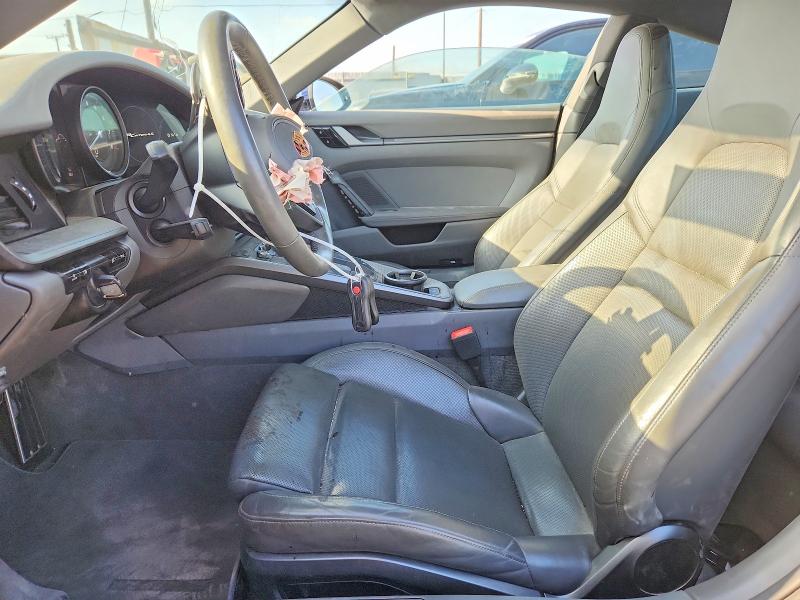 2020 Porsche 911 VIN WP0AB2A9XLS227616 COPART salvage auction — FRONT END, Ny - Mv-907A Salvage Certificate, sold $45,500 on 2026-08-03 (photo 7)