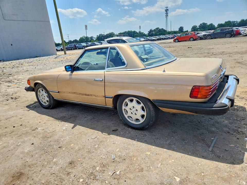 1981 Mercedes-benz 380 VIN WDBBA45AXBB006523 COPART salvage auction — SIDE, Va - Certificate Of Title, sold $1,050 on 2026-07-08 (photo 2)