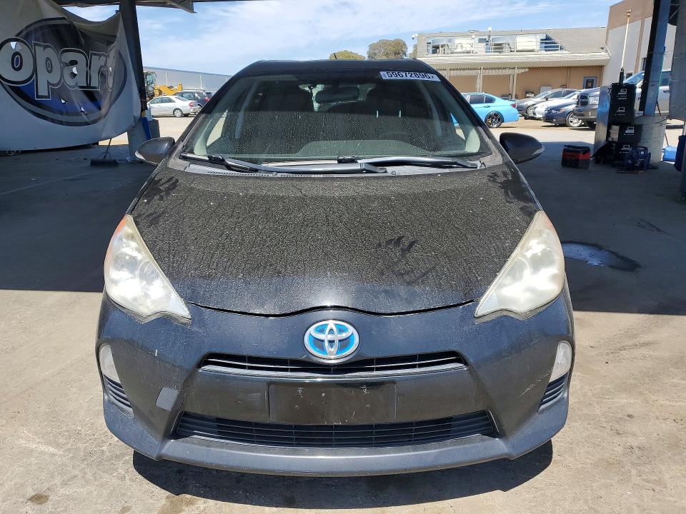2014 Toyota Prius VIN JTDKDTB39E1572322 COPART salvage auction — REAR END, Ca - Salvage Certificate, sold $575 on 2026-07-14 (photo 5)