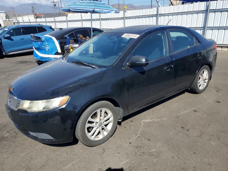 2012 Kia Forte VIN KNAFU4A2XC5615875 COPART salvage auction — REAR END, Ca - Salvage Certificate, sold $450 on 2026-07-29 (photo 1)